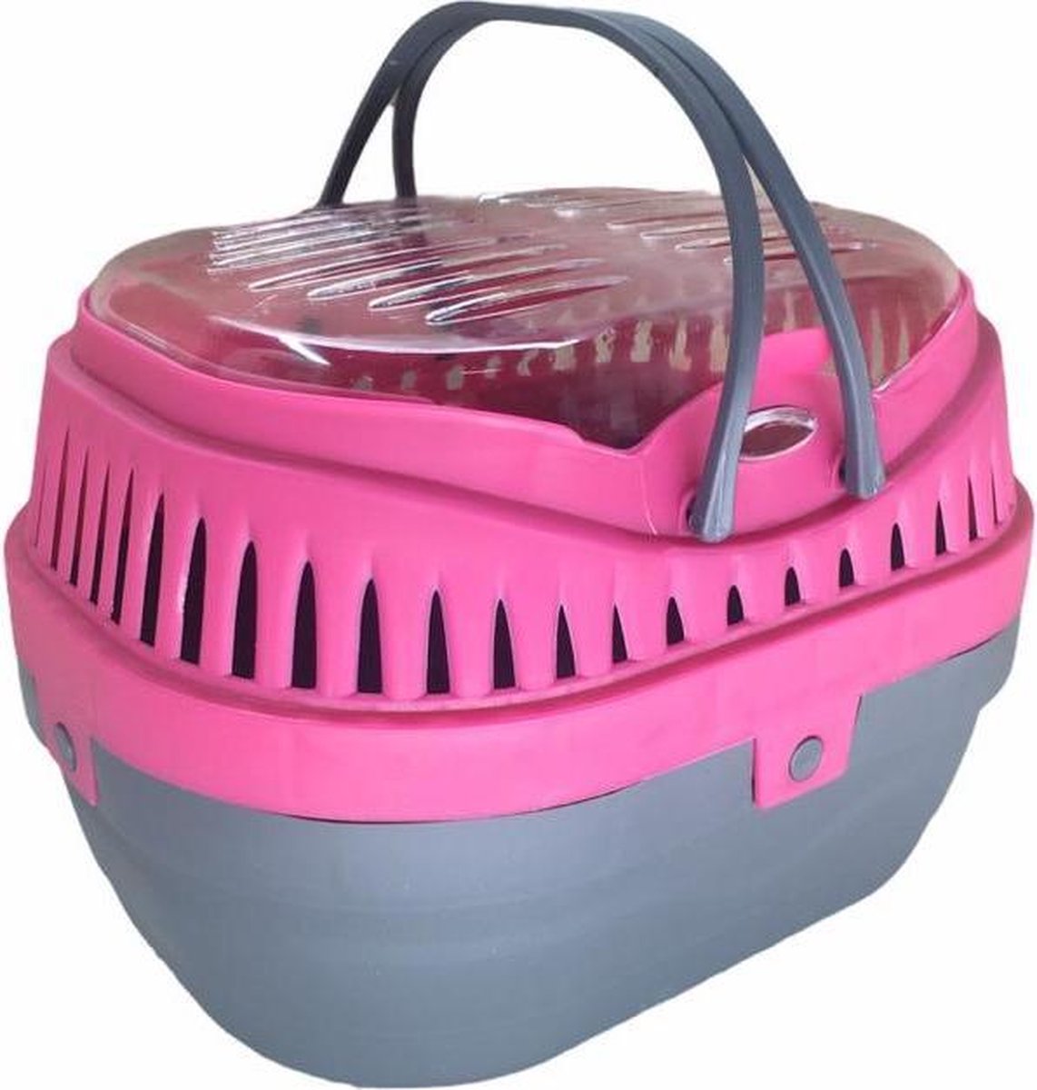 Duvo+ Transport box knaagdieren small kleur roze 23x16x17cm
