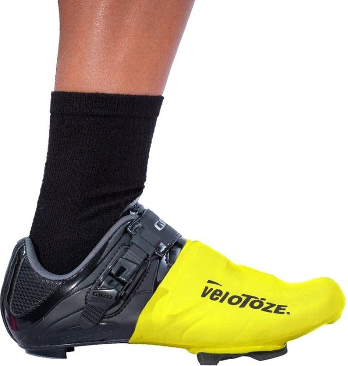 Velotoze Overschoenen Toe Cover Rubber Geel Maat One-size