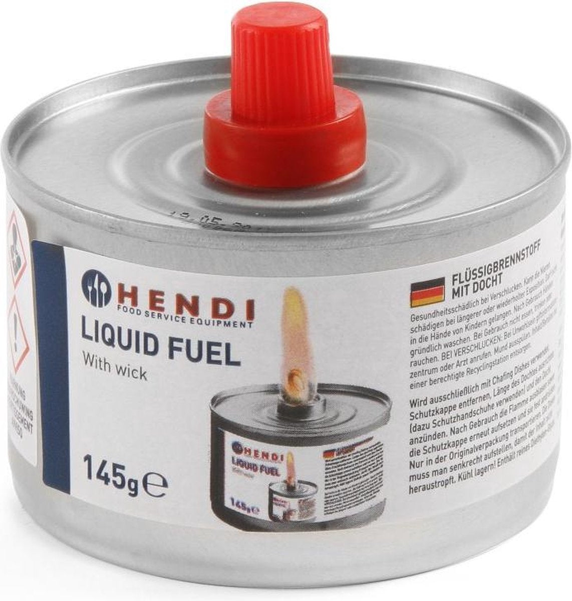 Hendi Brandvloeistof met Lont +/- 4 uur ( 6 Stuks )