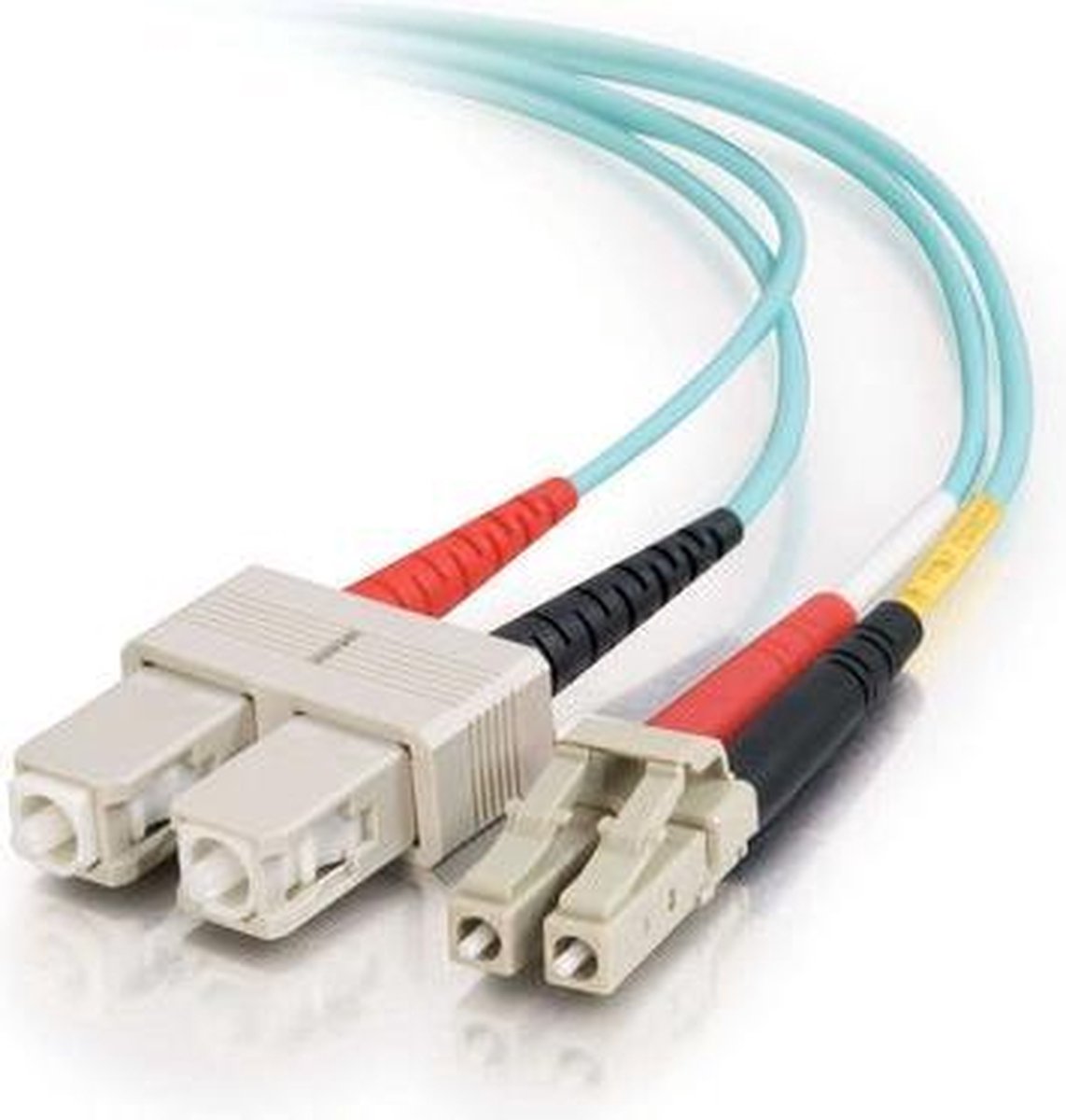 C2G 85515 Glasvezel kabel 3 m OFNR SC Turkoois