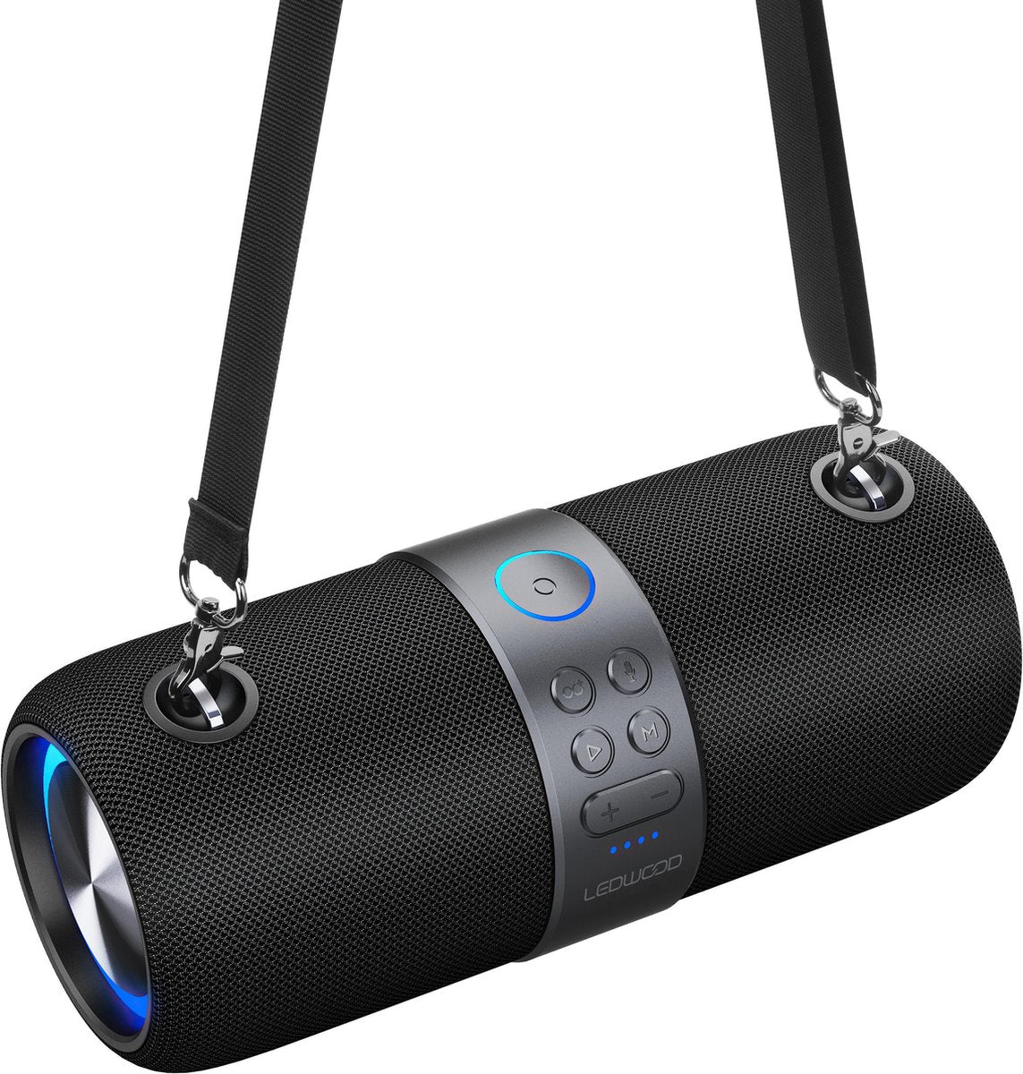 LEDWOOD LD-XT180-BT-BLK XTREME180 Portable Bluetooth speaker met radio en verlichting