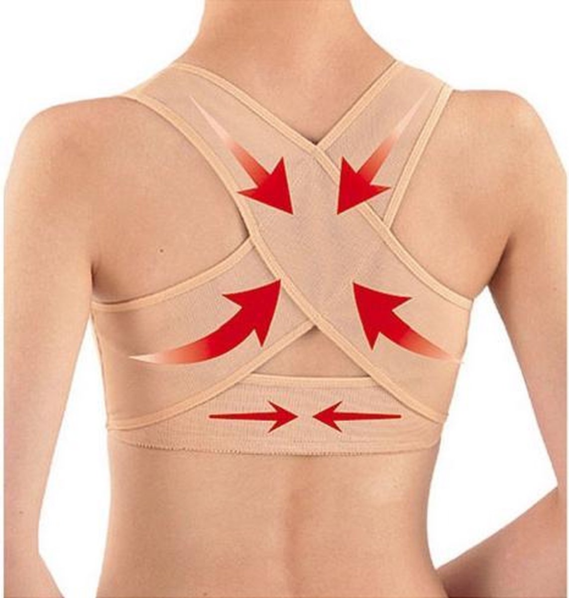 Dames Rugband  - Rugbrace - maat L - Beige