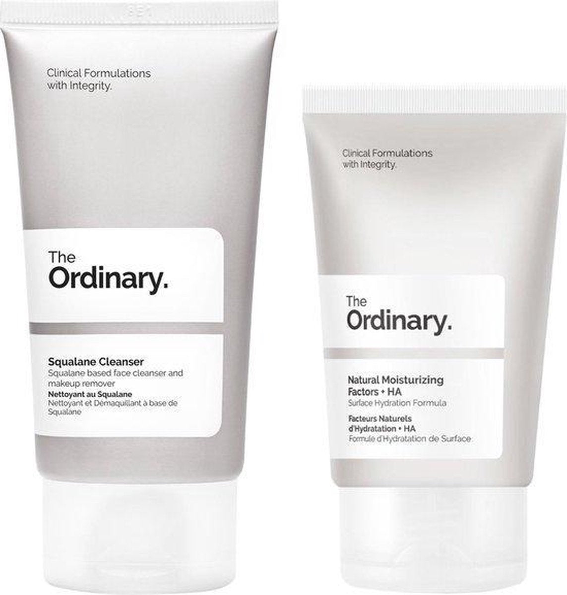 The Ordinary Natural Moisturizing Factors + HA  30 ml - The Ordinary Squalane Cleanser 50ml -