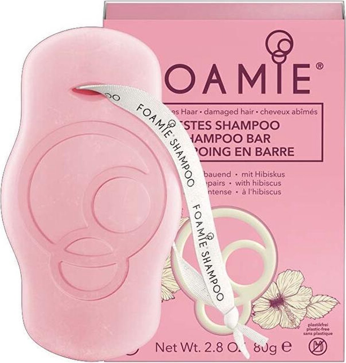 Hibiskiss Solid Shampoo For Damaged Hair 80 G
