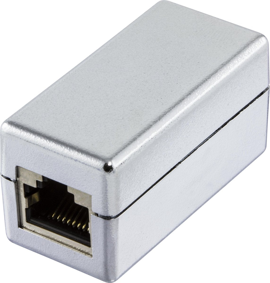 Deltaco 665-F 1x RJ45M 2x RJ45F Zwart