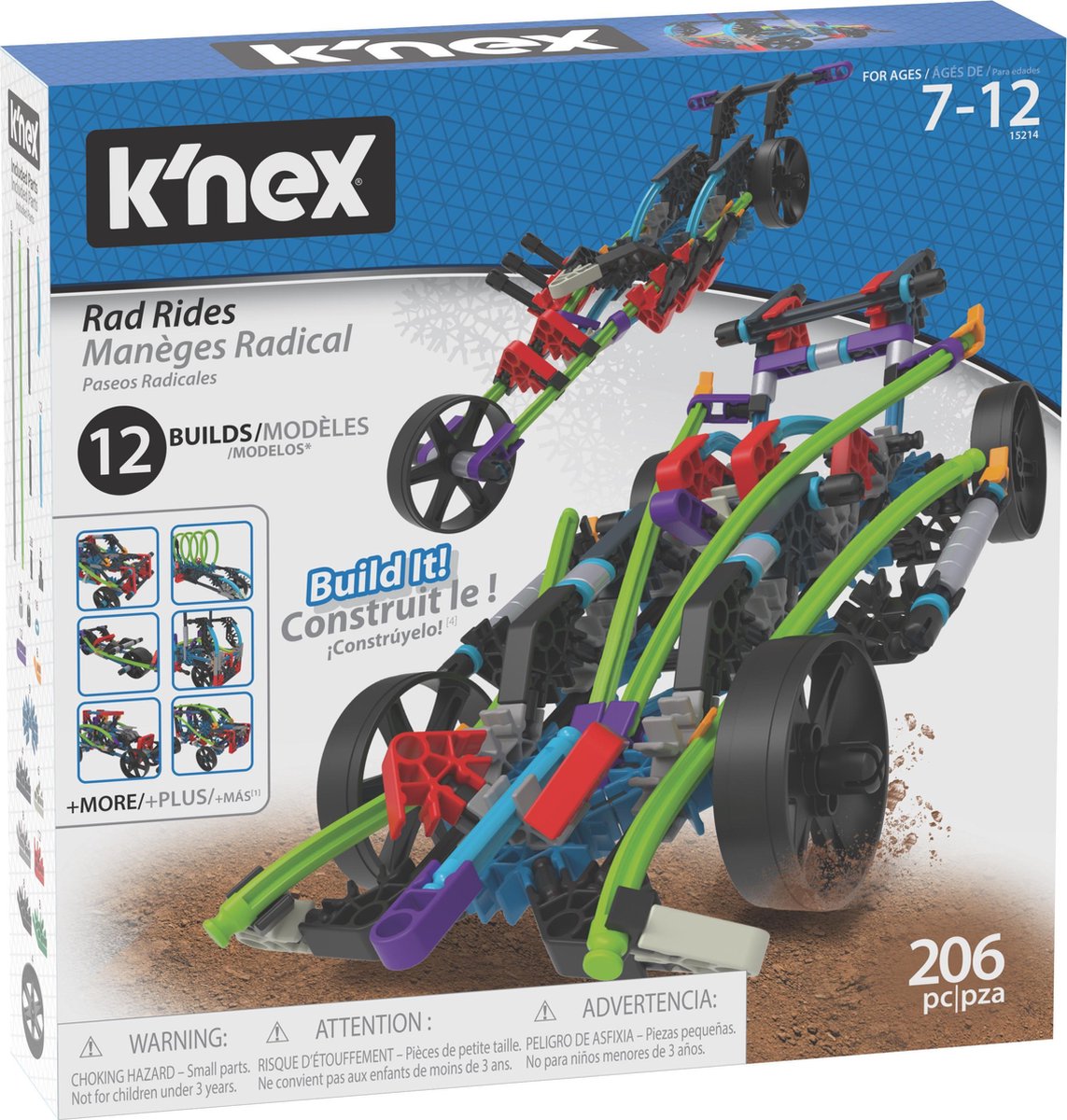 K'NEX Stoere en Snelle Auto's - 12 modellen - Bouwset