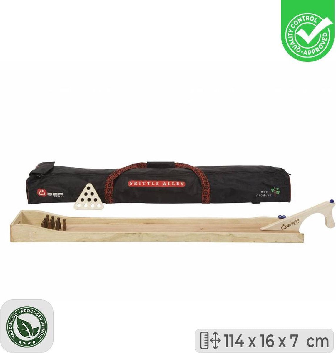 Bowling Baan 114 cm in Tas - Handmade India