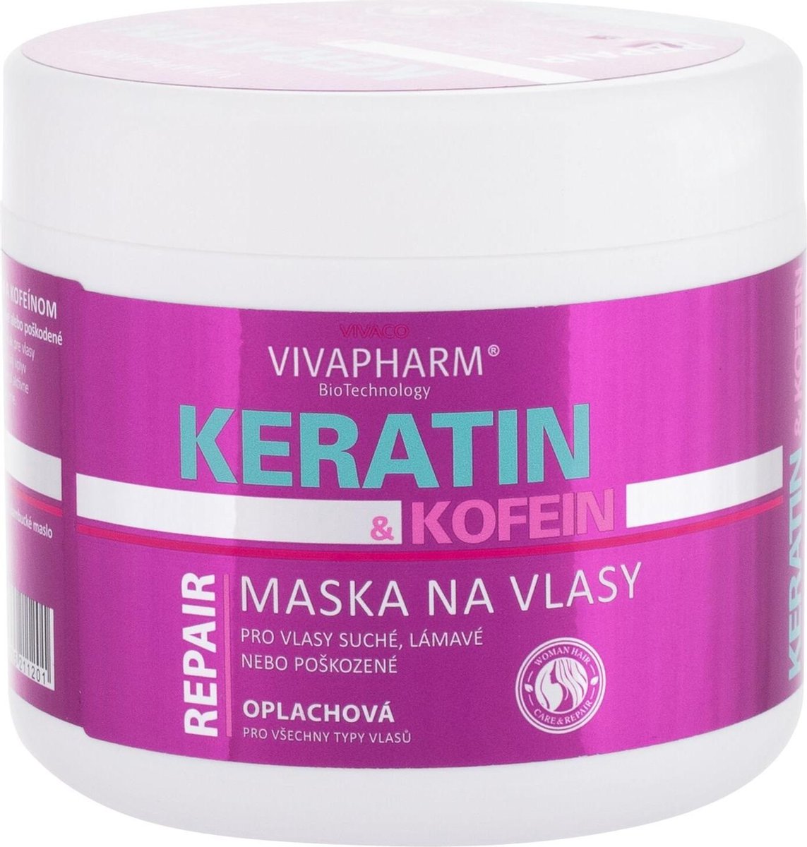 Intensief Regenererend Haarmasker met Cafeïne & Keratine