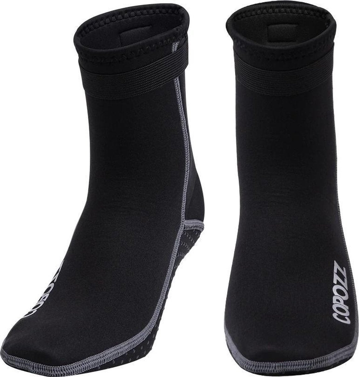 Waterschoenen - Antislip Watersokken - 3mm Neopreen Duiksokken - Ademend & Snel Drogend - Zwart - Maat 39 - 40 - Zwemmen - Duiken - Surfen