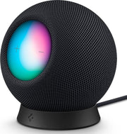 Spigen Stand Silicone Fit Houder voor Apple HomePod Mini - Zwart