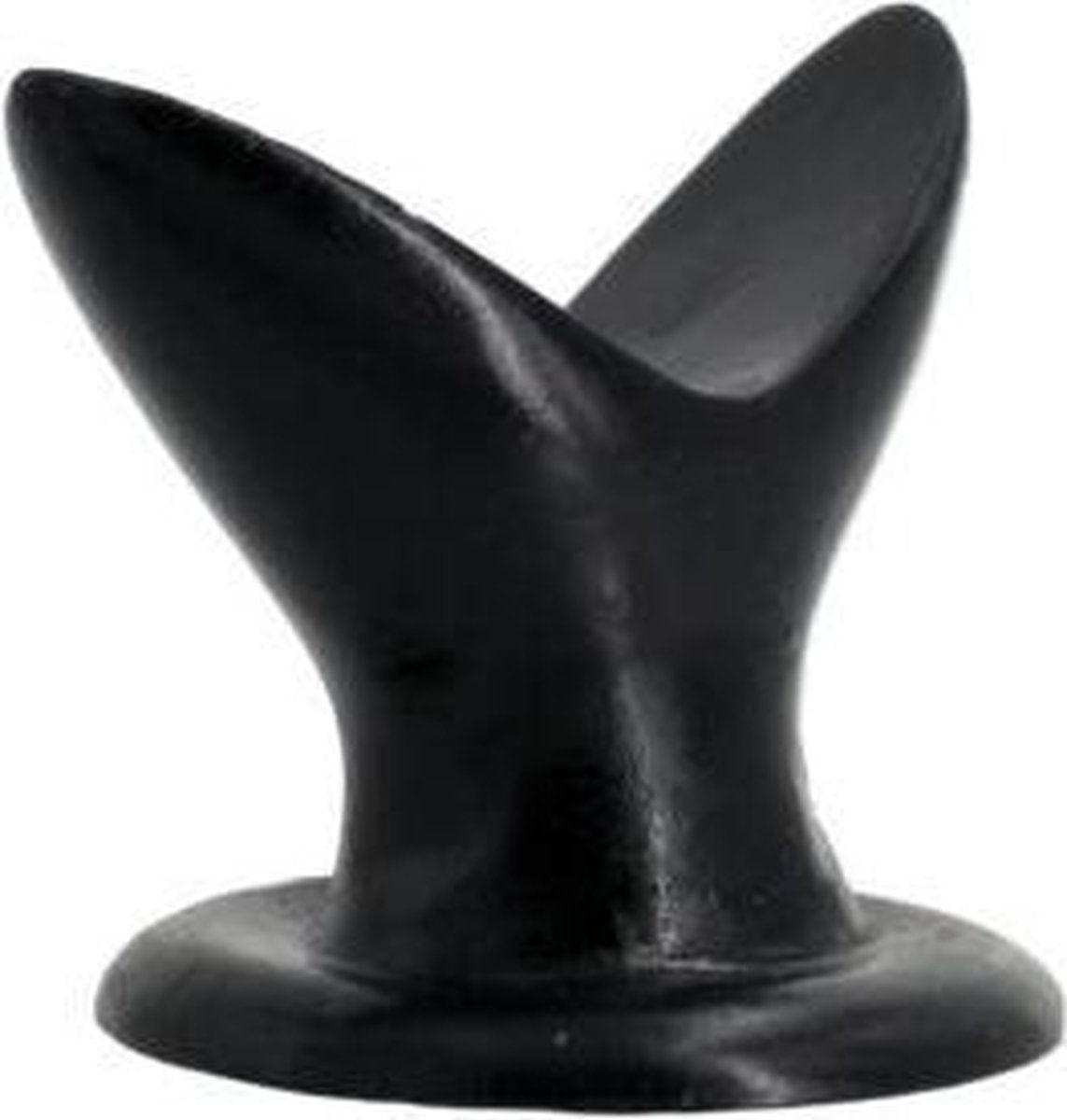 XXLTOYS - Telos - Unieke Plug - inbrenglengte 9 X 10 cm - Extra brede Buttplug - Black - Made in Europe - voor Diehards only