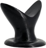 XXLTOYS - Telos - Unieke Plug - inbrenglengte 9 X 10 cm - Extra brede Buttplug - Black - Made in Europe - voor Diehards only