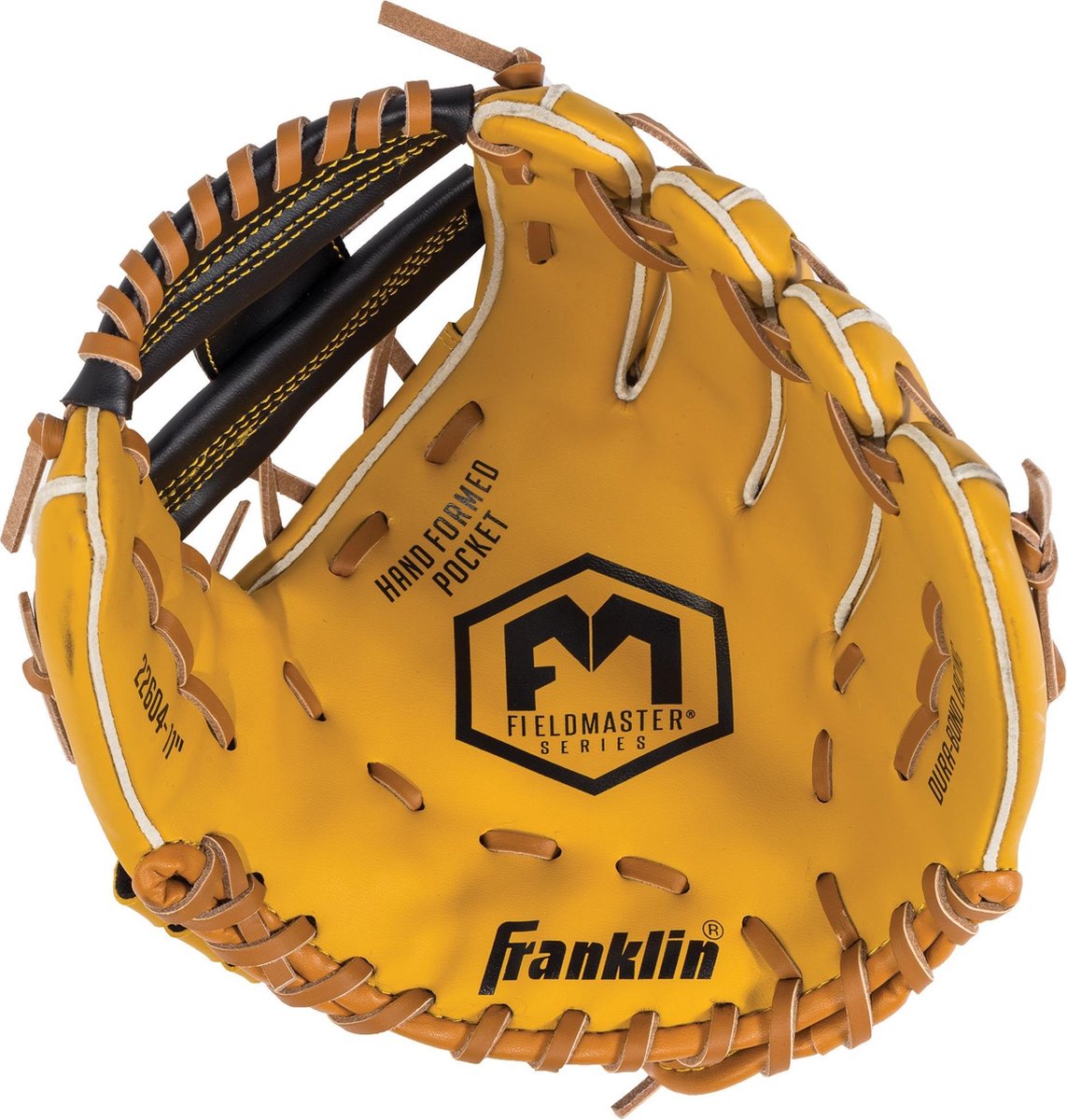 Franklin honkbalhandschoen rechtshandig junior bruin 11 inch