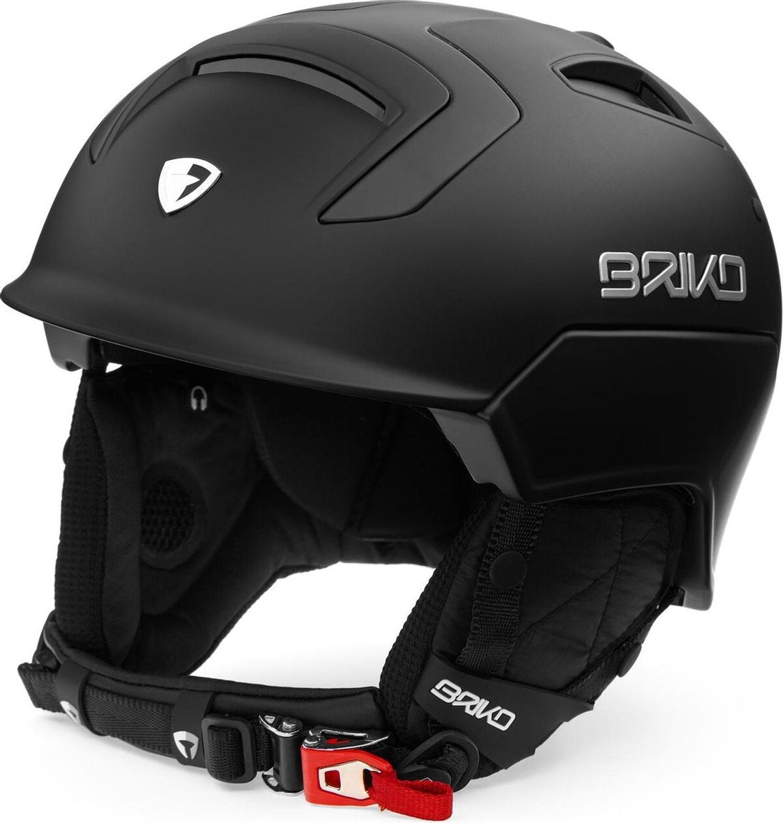 Briko Mongibello Ski helmet MATT BLACK - Maat M/L