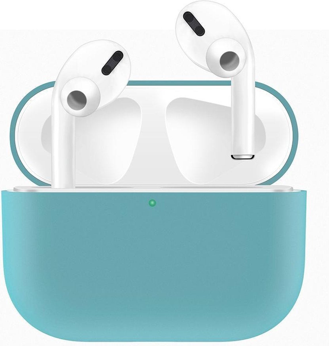 Case Cover Voor Apple Airpods Pro- Siliconen design-Groen Watchbands-shop.nl
