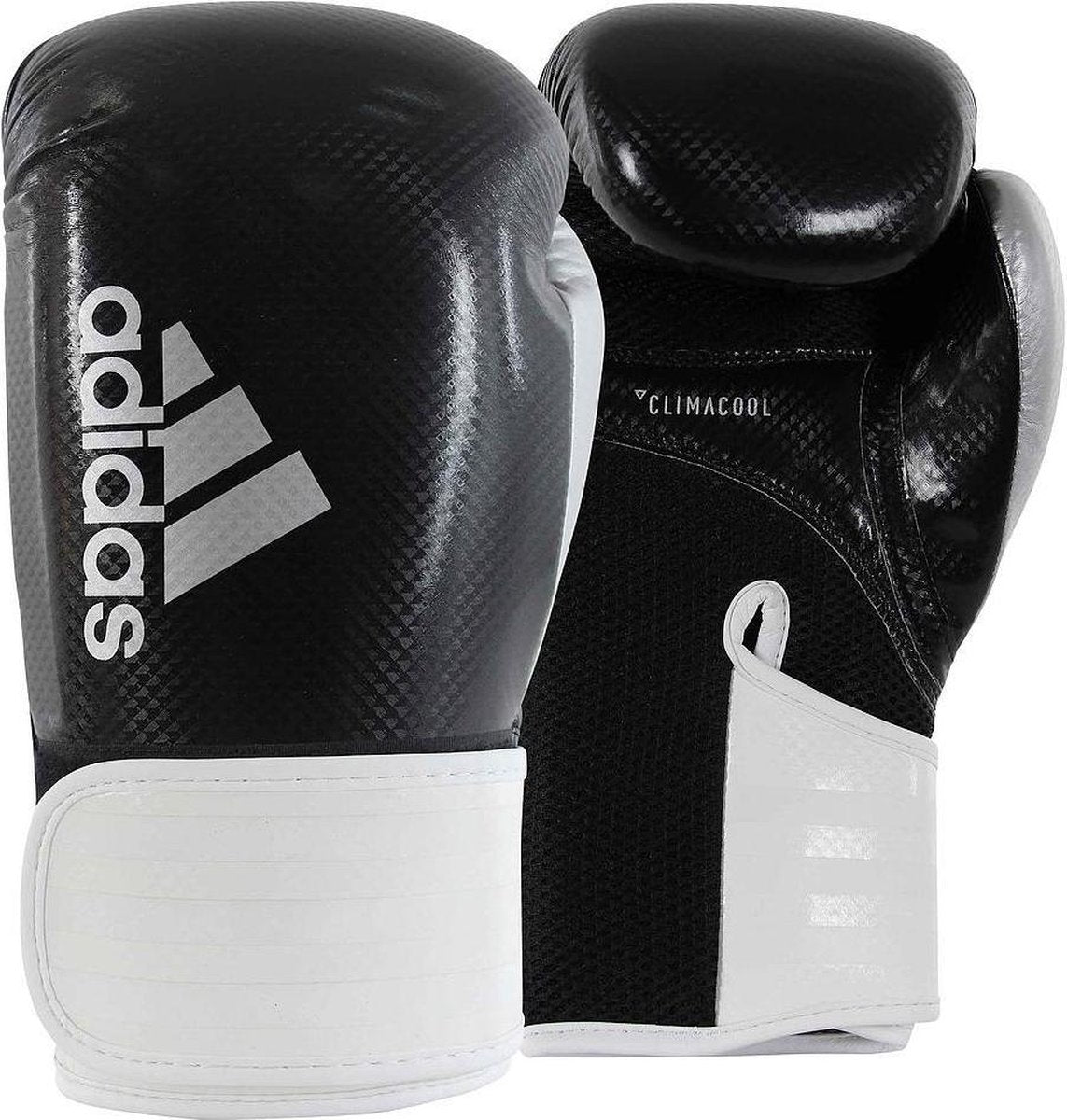 Adidas Bokshandschoenen Hybrid 65 Leer Maat 12oz Zwart