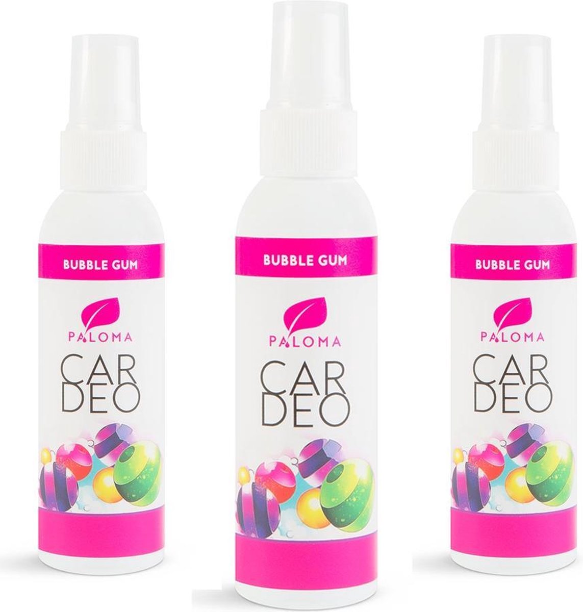 Car Deo Auto Deodorant Luchtverfrisser Bubble Gum Multi Pack - 3 x 65 ml