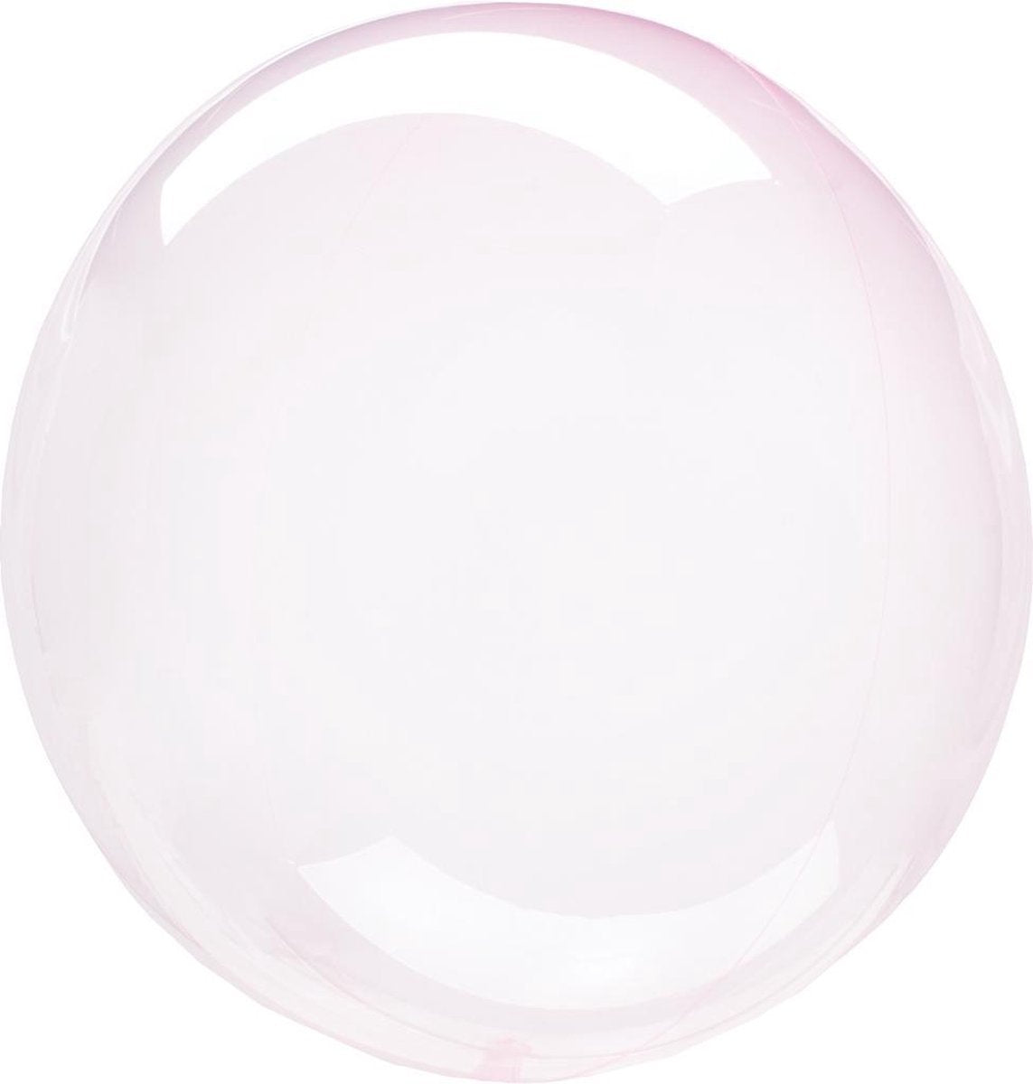 Anagram Folieballon Clearz Petite Crystal 30 Cm Transparant Roze