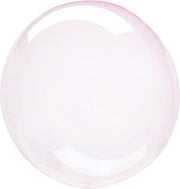 Anagram Folieballon Clearz Petite Crystal 30 Cm Transparant Roze