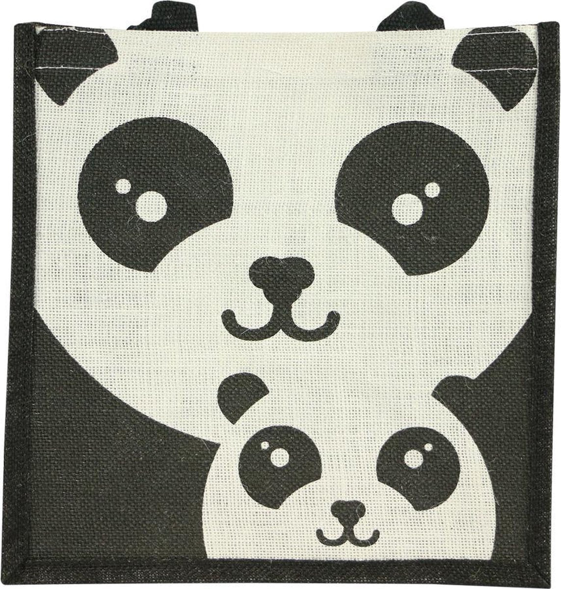 Boodschappentas Panda met Jong (Jute)