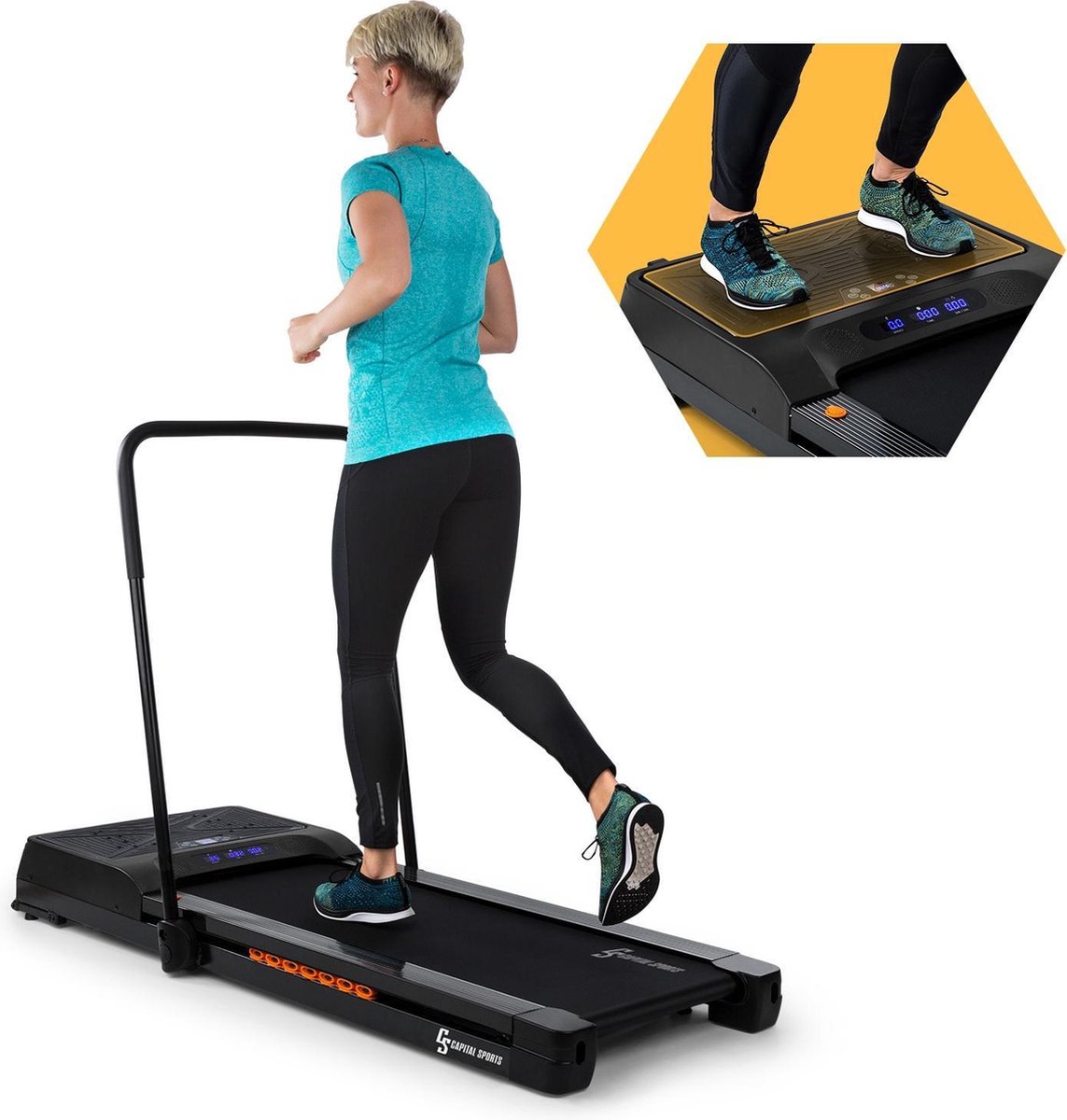 Workspace Fusion loopband & trilplaat 1-12 km/h bluetooth