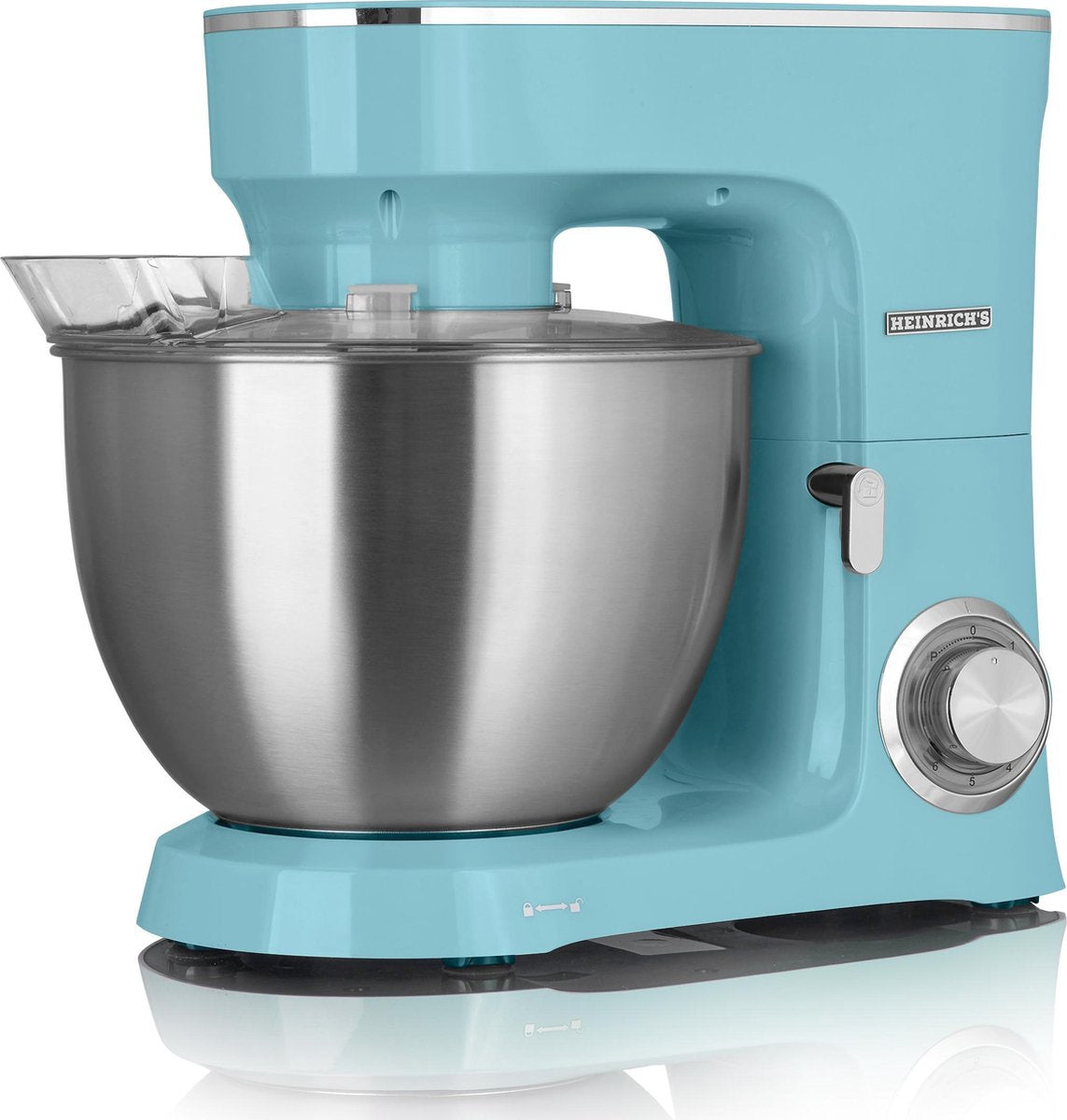 Heinrich´s HKM 8078 - keukenmachine - 1400 Watt - XXL - blauw.