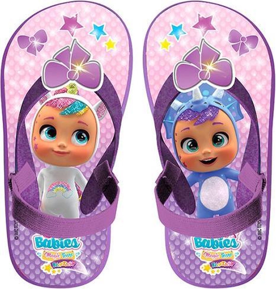 Imc Teenslippers Cry Babies Meisjes Polyetheen Paars Maat 26-27