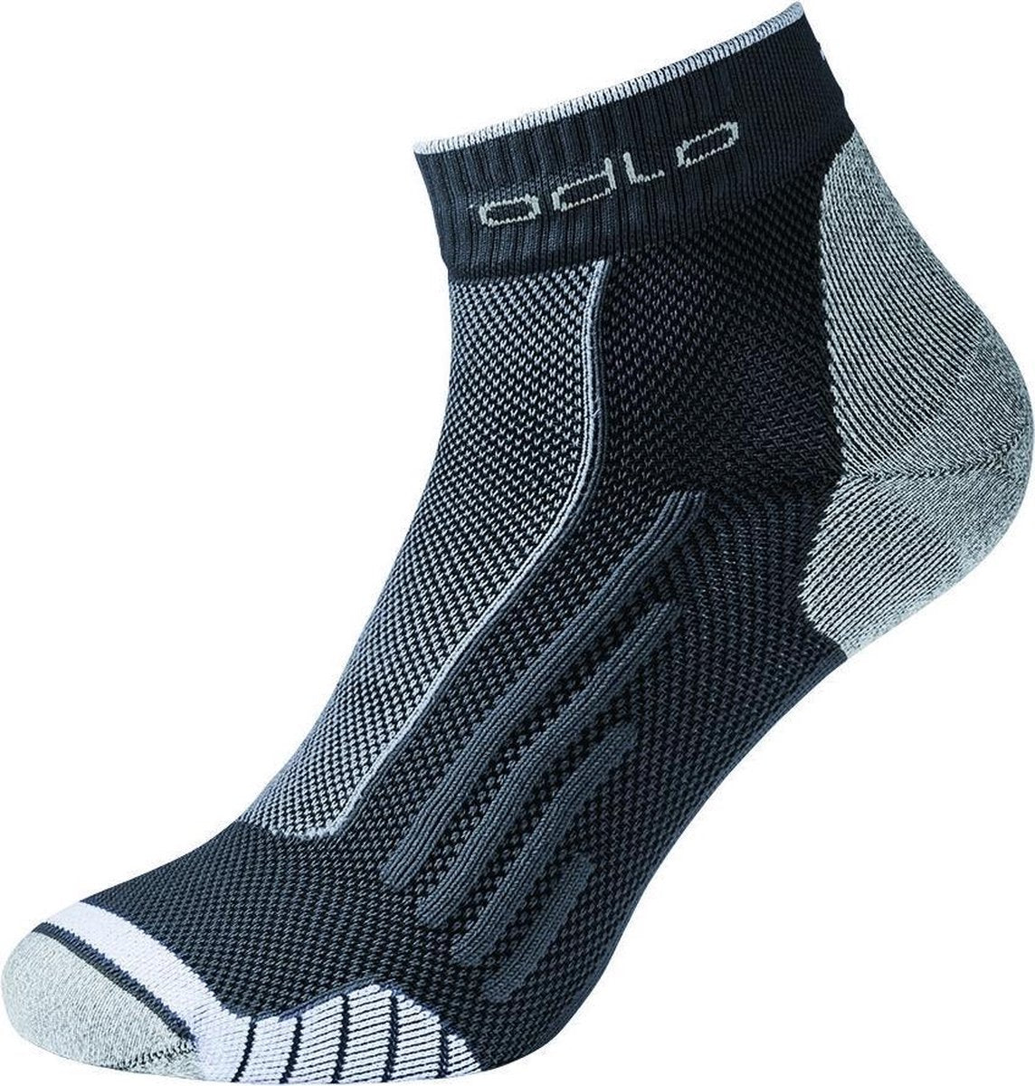 Odlo Socks short RUNNING BTS Black/White - Maat 45/47