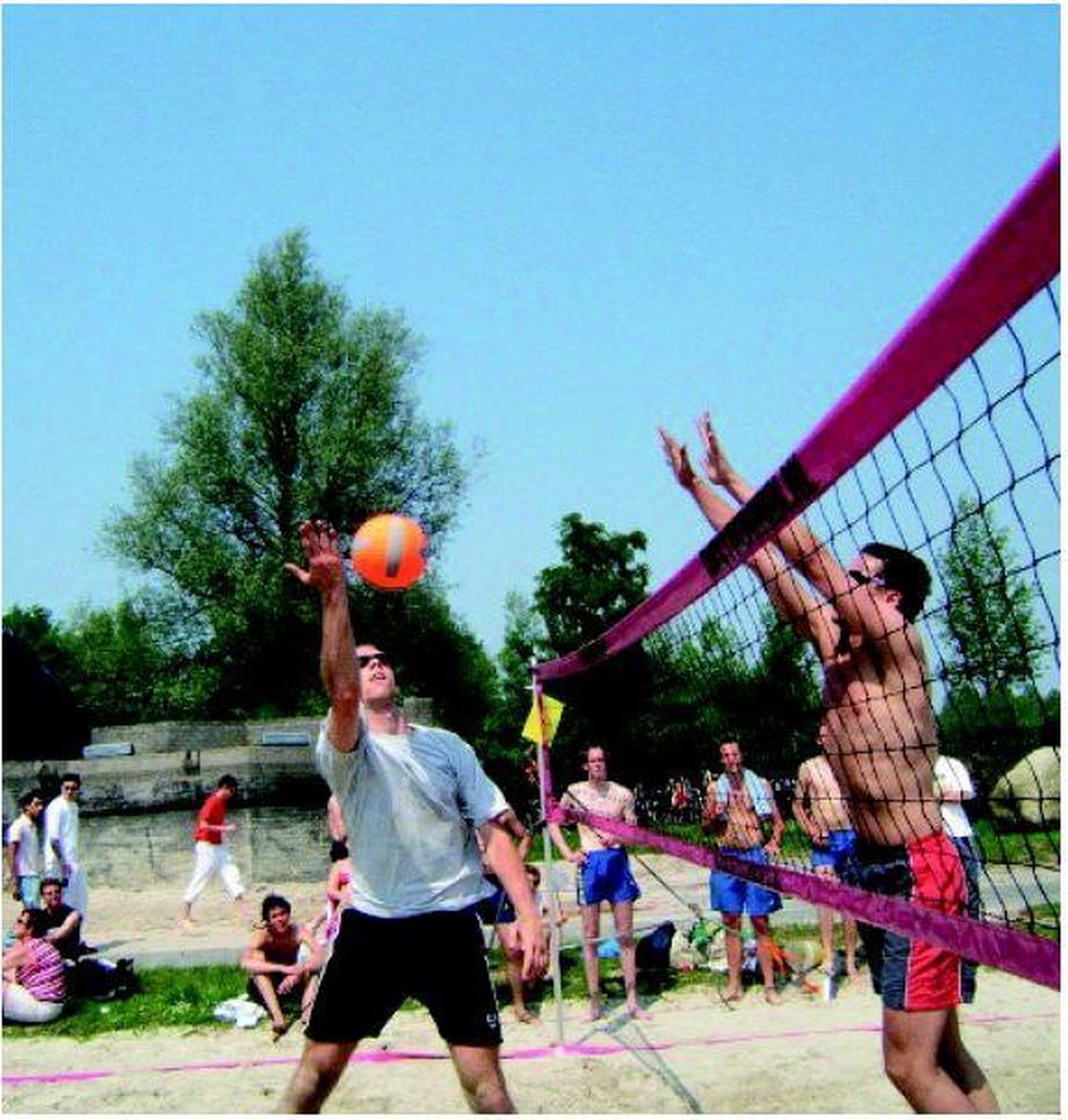 Beachvolleybalnet Recreatie