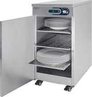 Saro Borden Warmer - 3 schappen - met rails - tot 60 borden - 4 wielen - 2 jaar garantie - professioneel model TW 60