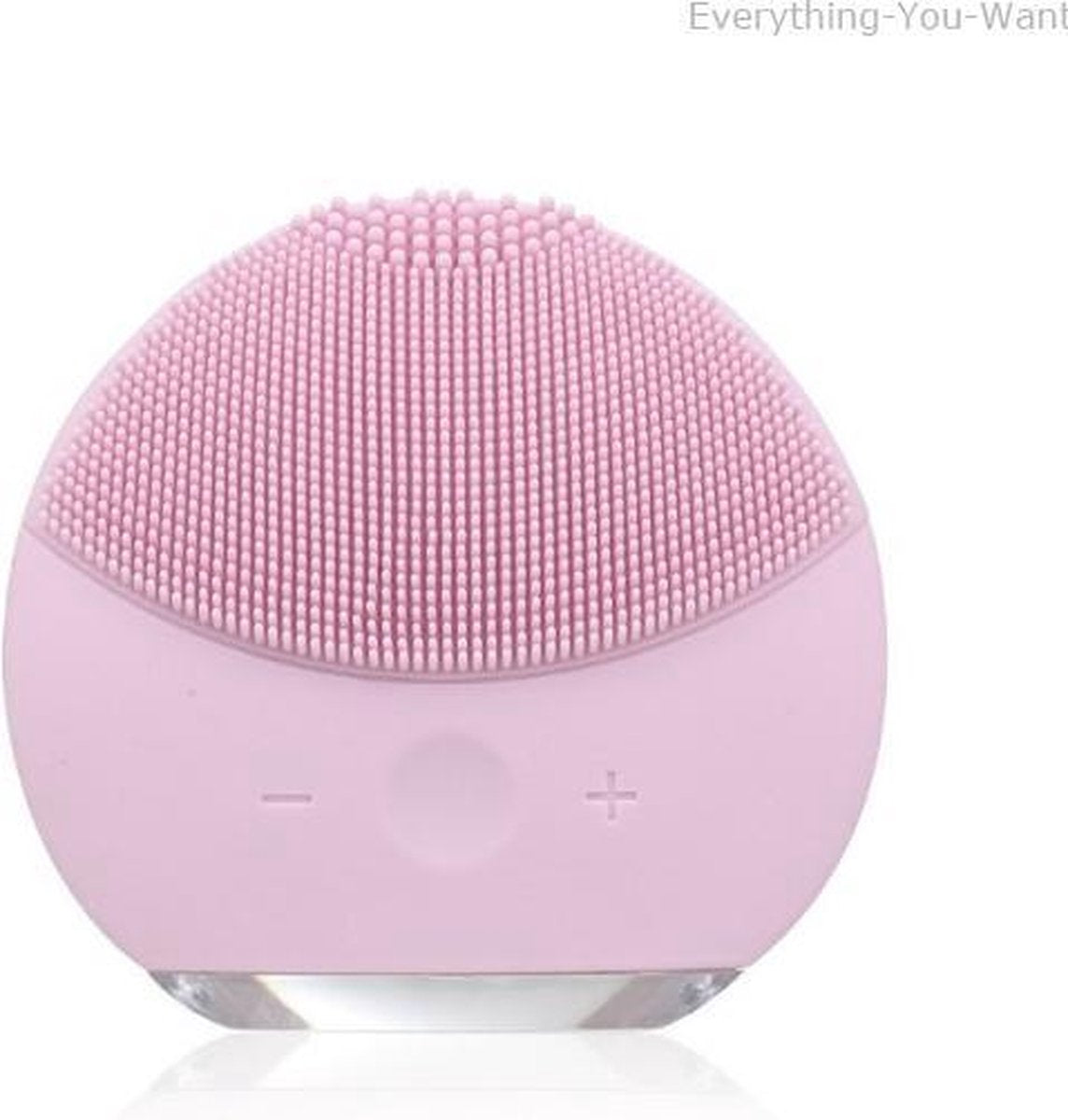 Gezichtsborstel – Gezichtsreiniger elektrisch - Gezichtsborstel elektrisch - Face brush – Face cleaner – Gezichtsborstel siliconen - Gezichtsreinigingsborstel – Gezichtsreiniging – Elektrische gezichtsborstel – Roze