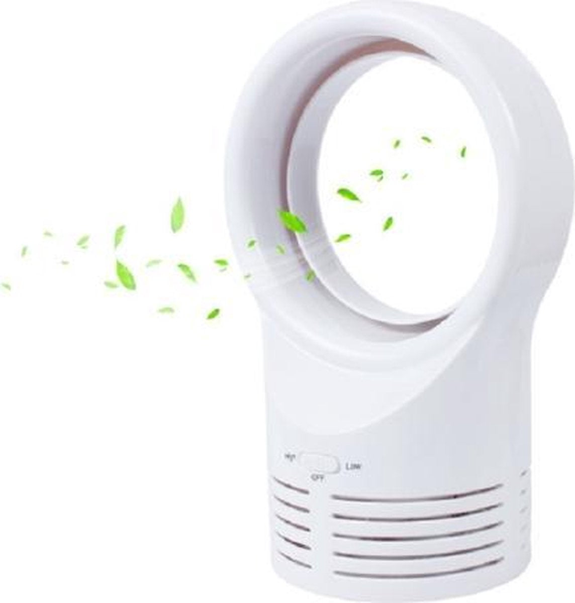 Bladeless Miniventilator Ronde Desktop Bladloze Ventilator Luchtkoelingsventilator Luchtkoeler