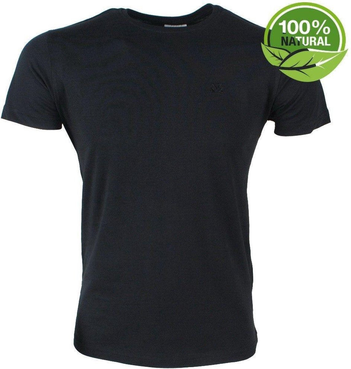 MZ72 - Heren T-Shirt - 100% biologisch katoen - Teegood - Zwart
