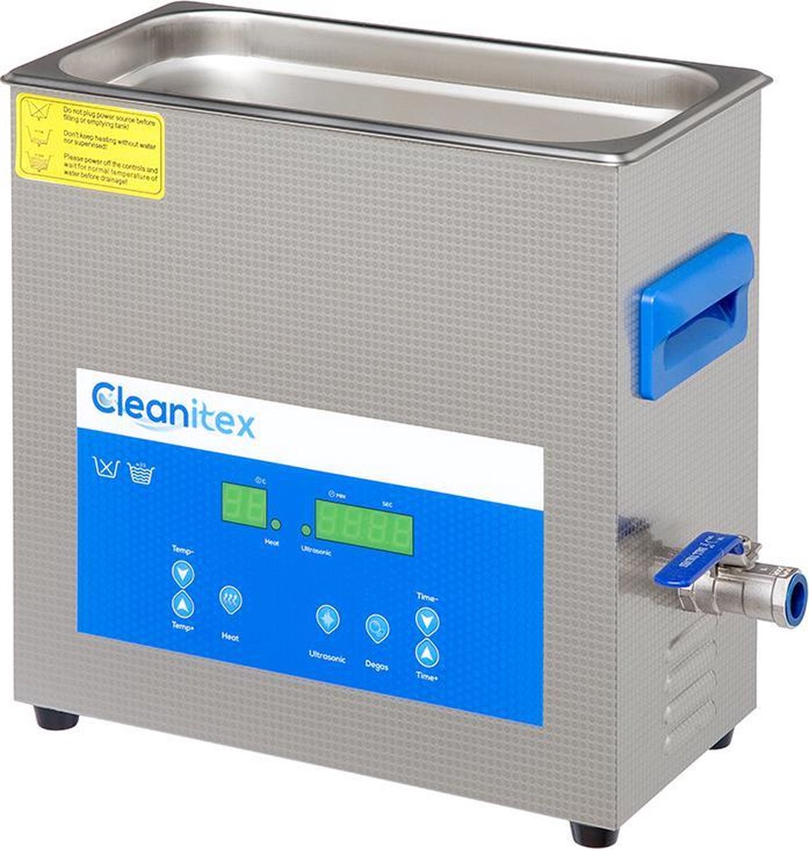 Cleanitex CXD6 - 6 liter | Professionele ultrasoon reiniger met een krachtige reiniging (Ultrasoonbad