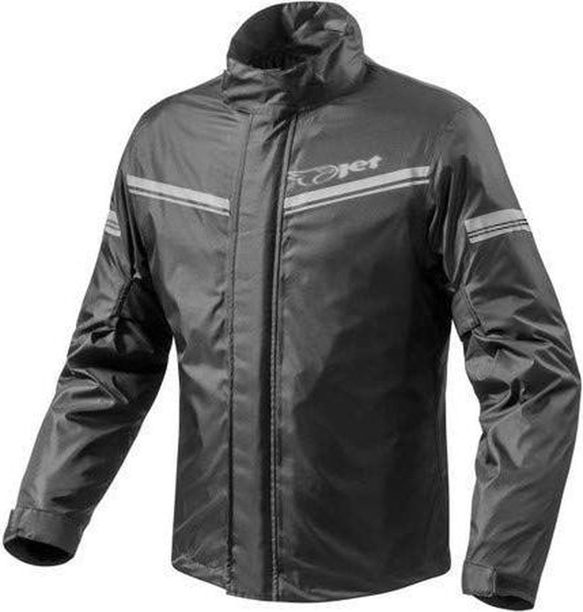 JET Motorcycle Motorbike Protective Waterproof Rain Over Jacket with carry case (Small)