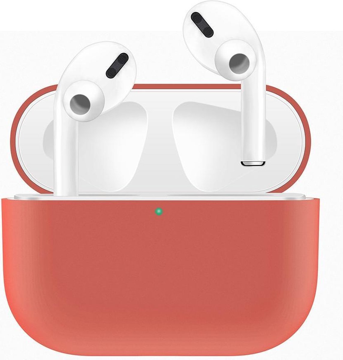 Case Cover Voor Apple Airpods Pro- Siliconen design-Oranje Watchbands-shop.nl