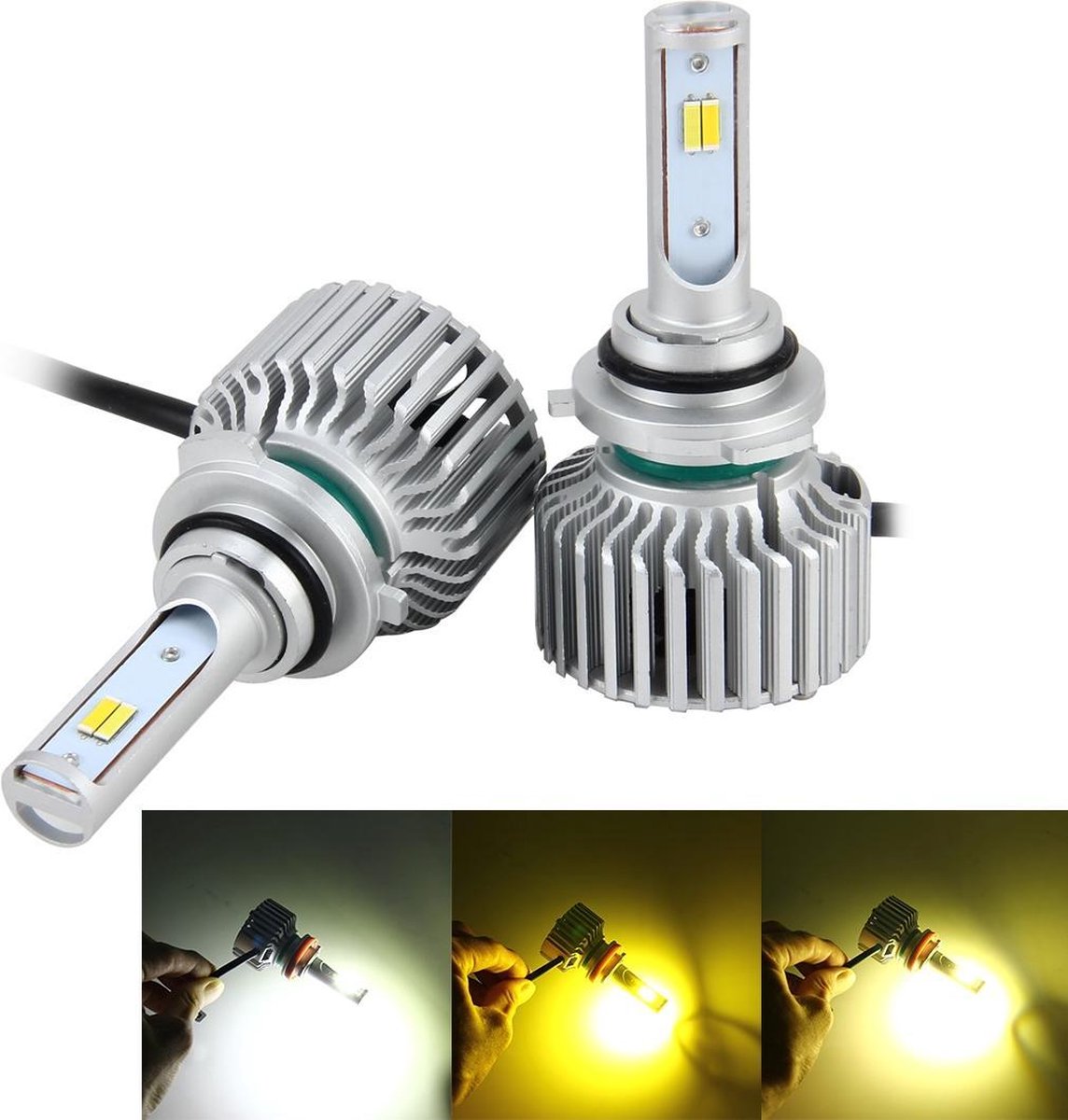 2 STUKS 9005 26W 2250LM autokoplamp LED Auto Light Ingebouwde CANBUS-functie (wit licht