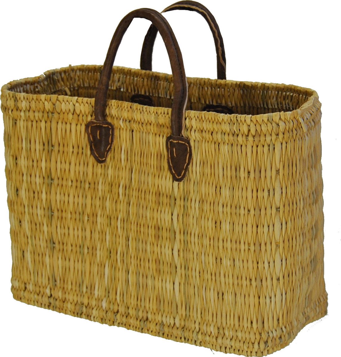 Rieten Big shopper - Boodschappentas