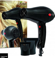 ID Italian IDE2200COMPACT haardroger Zwart 2200 W