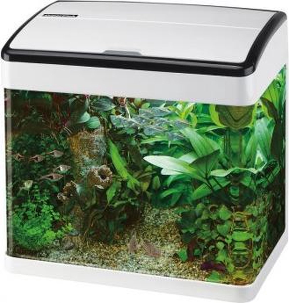 Panorama Aquarium - 32x23x35.5 cm - 20L - Wit