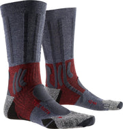 X-socks Wandelsokken Trek Path Nylon Grijs/rood Maat 45/47