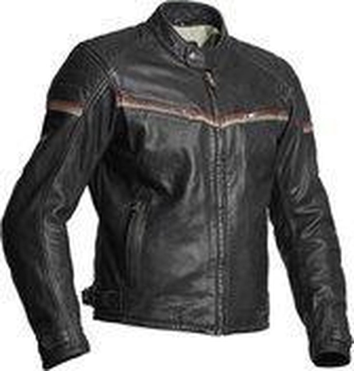 Halvarssons leren motorjack Eagle zwart/rood 60