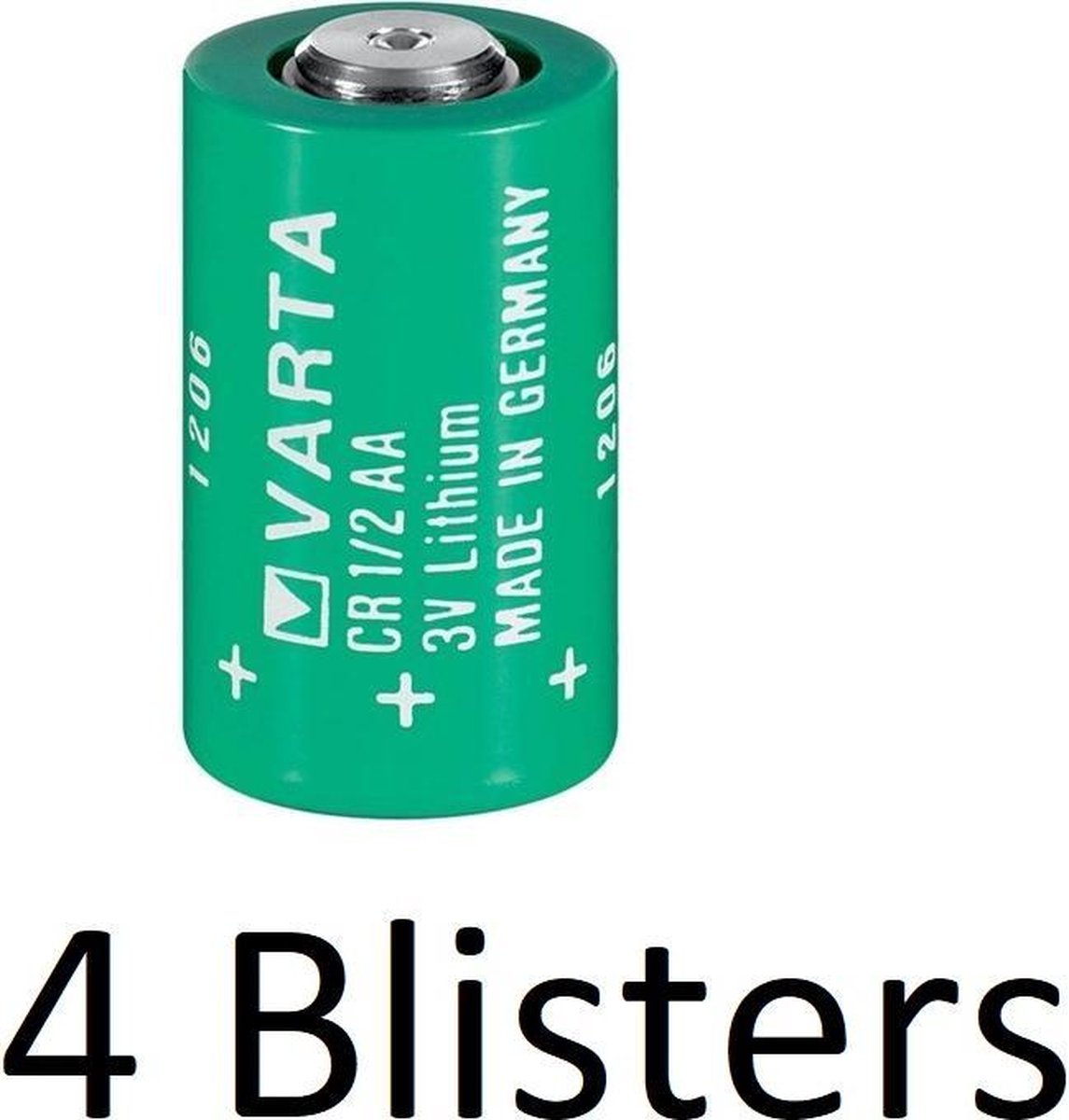 4 Stuks (4 Blisters a 1 st) Varta CR 1/2 AA lithium (3