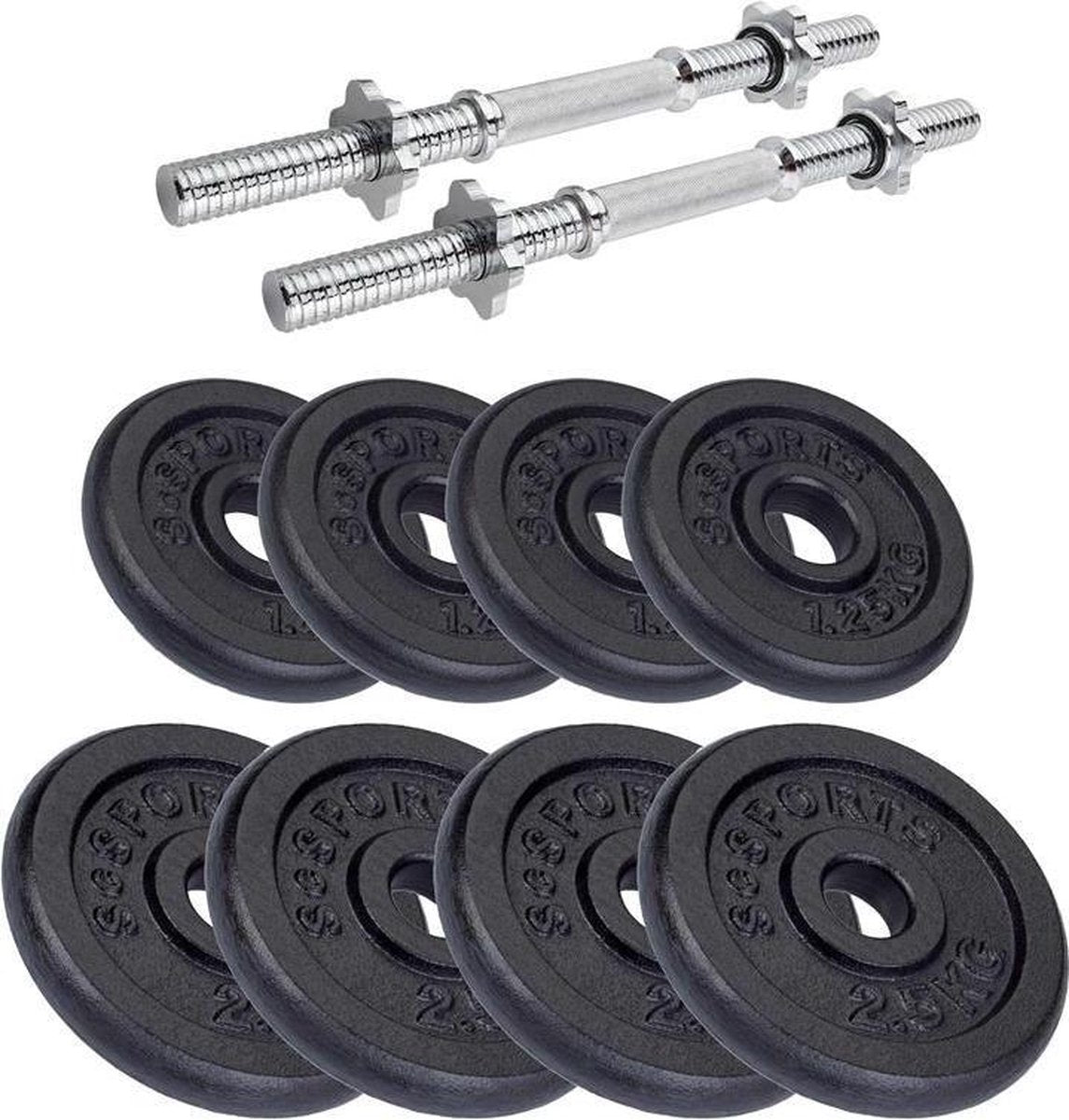 ScSPORTS® Dumbellset 20 kg - 4x1