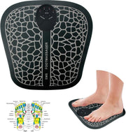 YQB - Voetmassage Apparaat - Professionele Bloedcirculatie Apparaat  - Voetmassage Apparaat - stimuleert bloedsomloop voor voeten -EMS - Acupressuur Verbetering Bloedsomloop – Kuiten Trainer  - EMS Trainer –- Draadloos - Compact-usb voetmassagemat