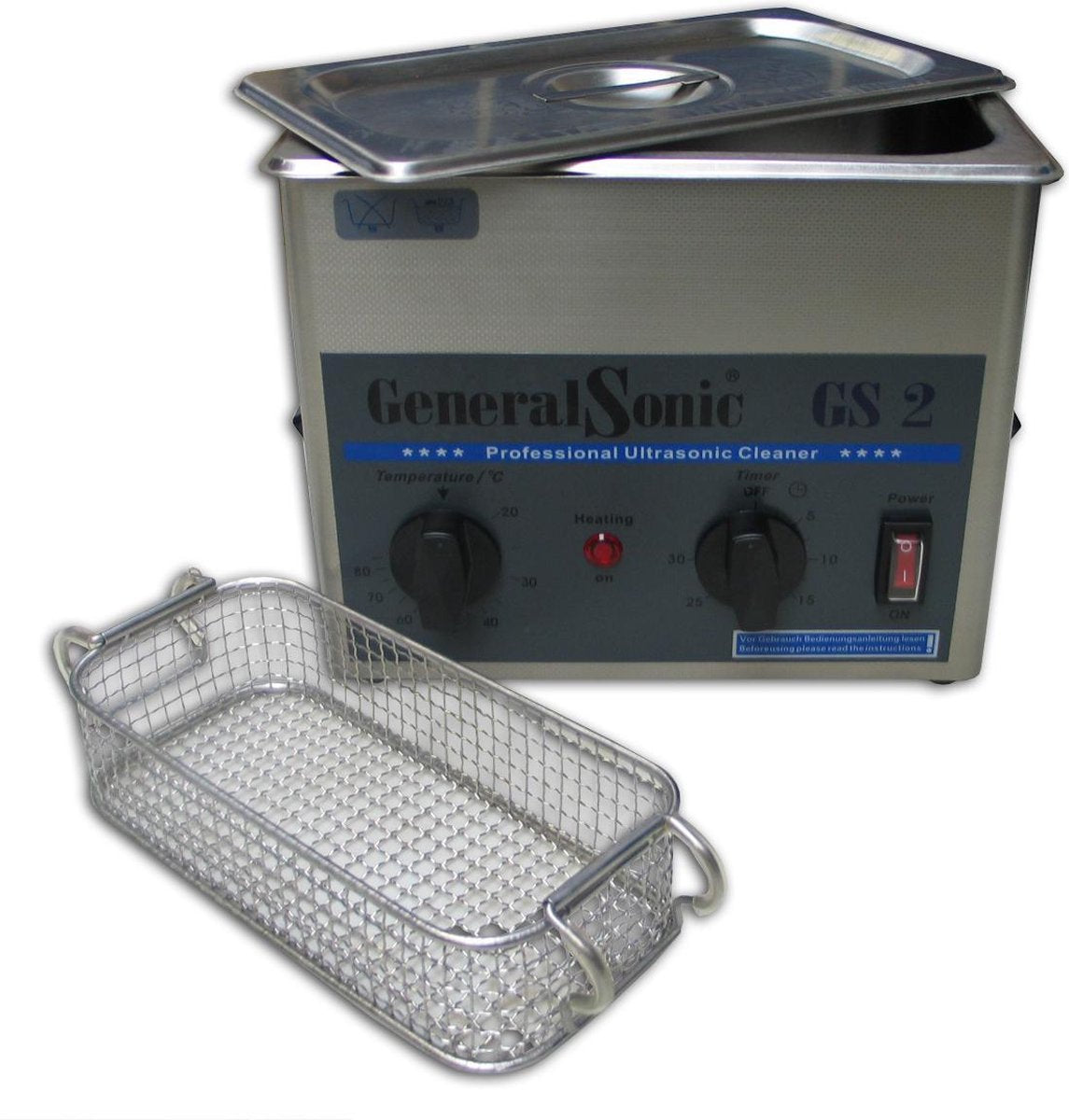 GeneralSonic GS2 – 2 liter | Professionele ultrasoon reiniger met een krachtige reiniging (Ultrasoonbad