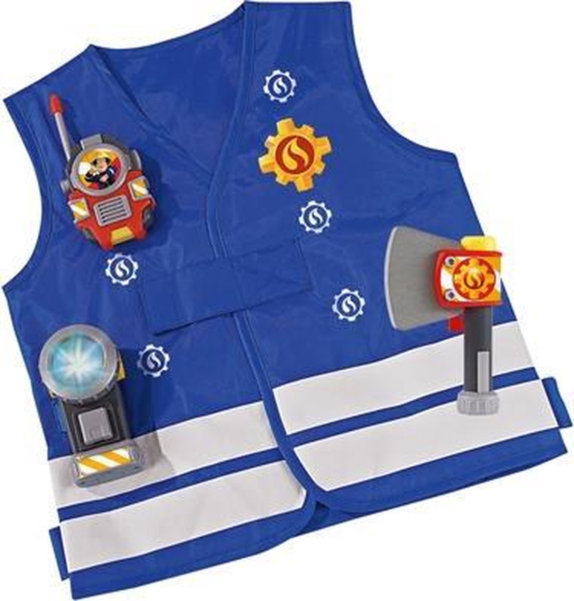 Brandweerman Sam Le Pompier speelset verkleedkleding