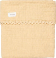 Koeka Wiegdeken lace Elba - sahara 75x100cm