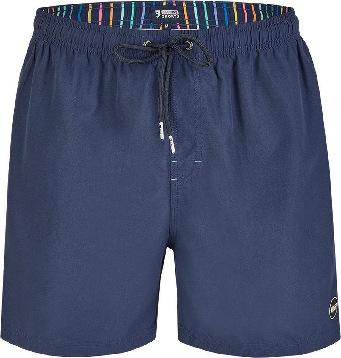 Happy Shorts Zwemshort Effen Navy -  S