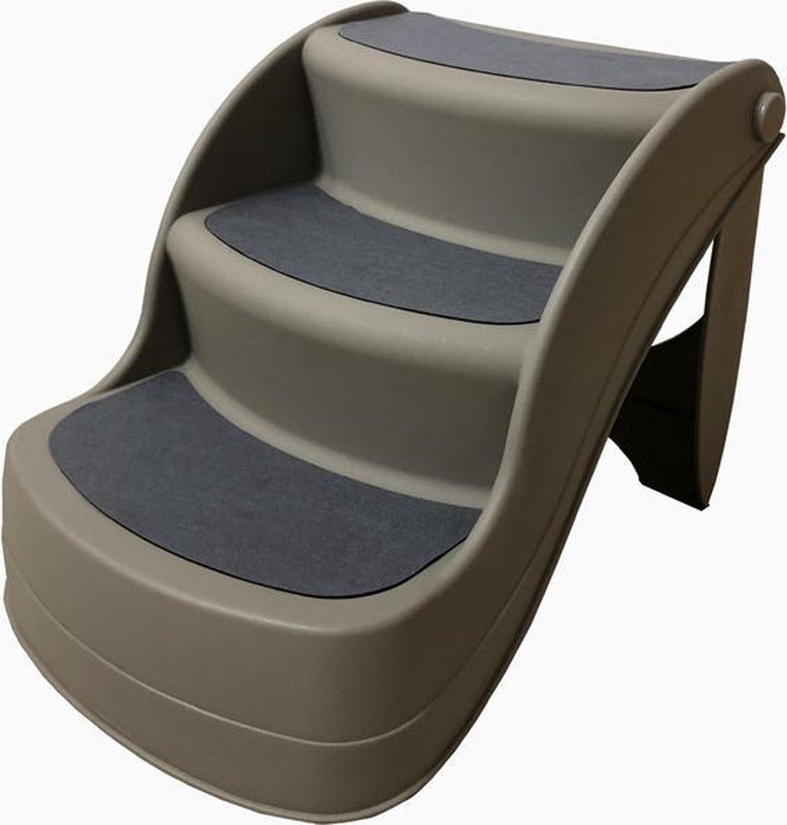 Topmast Hondentrap - Autotrap - Banksteltrapje 49 x 38 x 38 cm  Grijs